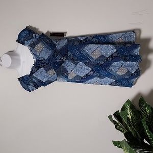 No Boundaries Large 11/13 beautiful shear shoulder dress. NWT